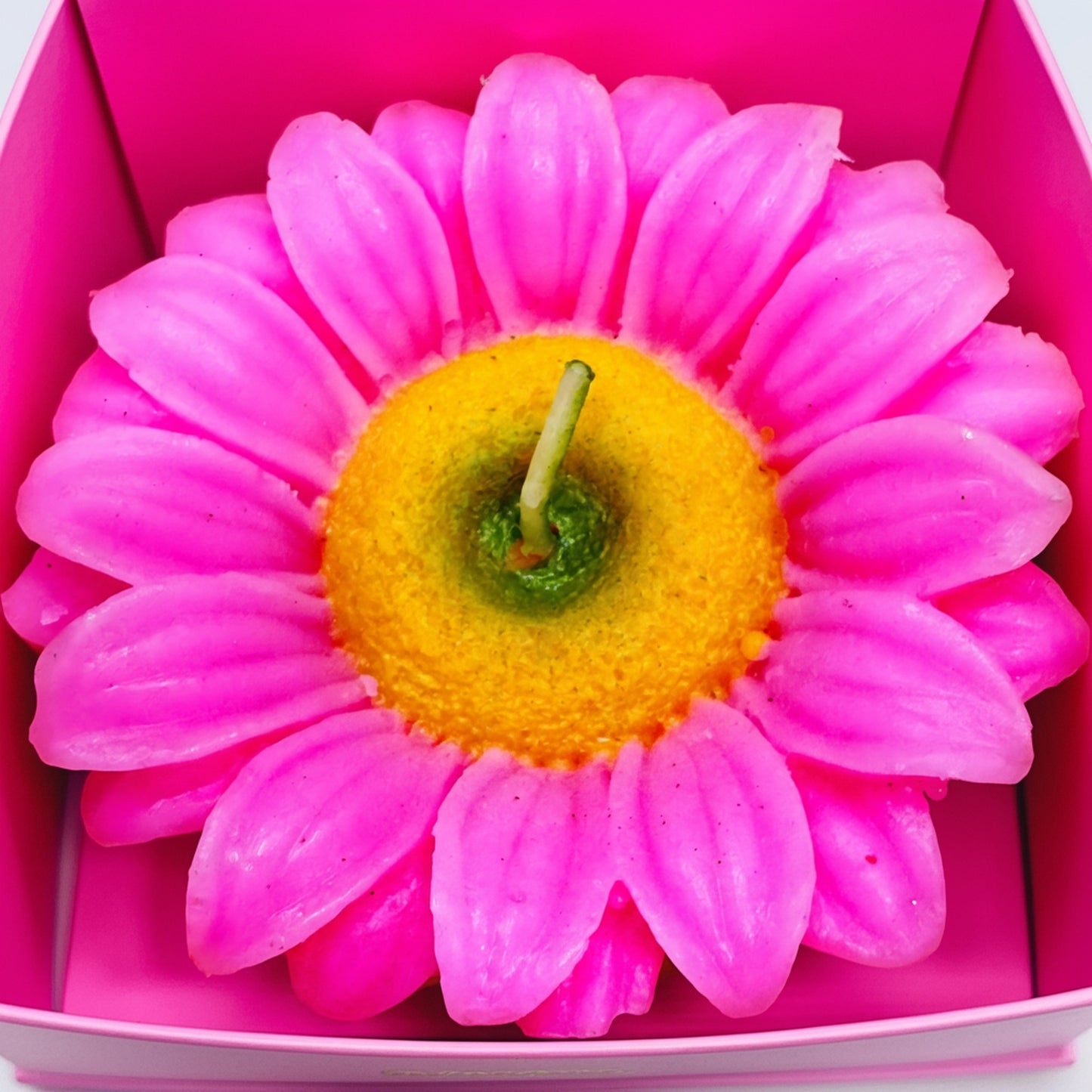 Pink Sunflower Decorative Candle Set of 3 | Diwali Gift Pack | 10% OFF