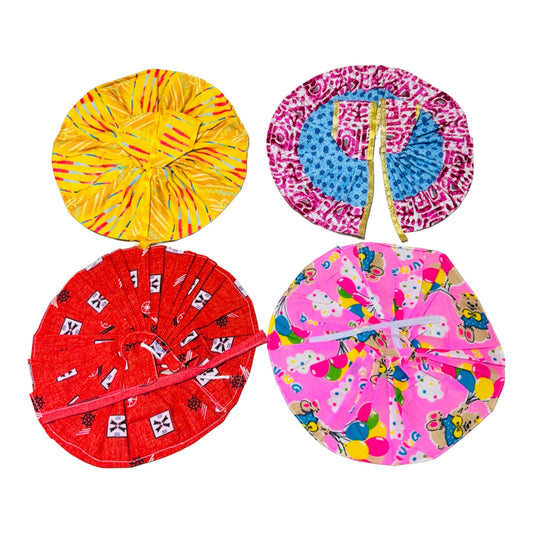 Size 3 to 5 Combo of 4 Cotton Laddu Gopal Dresses | Premium Handcrafted Summer Wear for Bal Gopal | Size 5